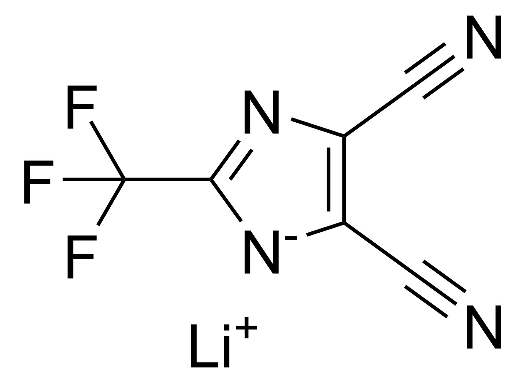 2-三氟甲基-4,5-二氰基咪唑锂